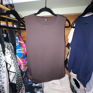 express body contour tank size xl brown full length scuba material